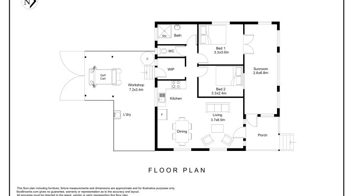 Open the treasure chest and see what happens floorplan 1