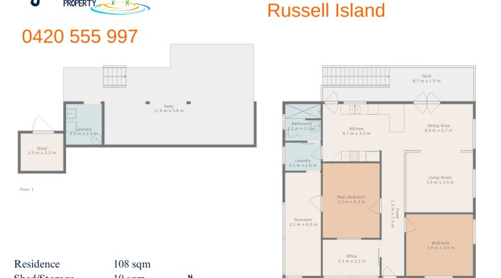 Mini Queenslander Circa 1889 floorplan 1